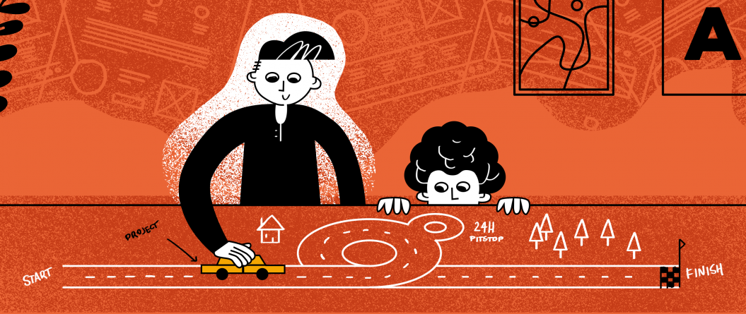 ilustracja do blog posta o integracji UX ze Scrumem
