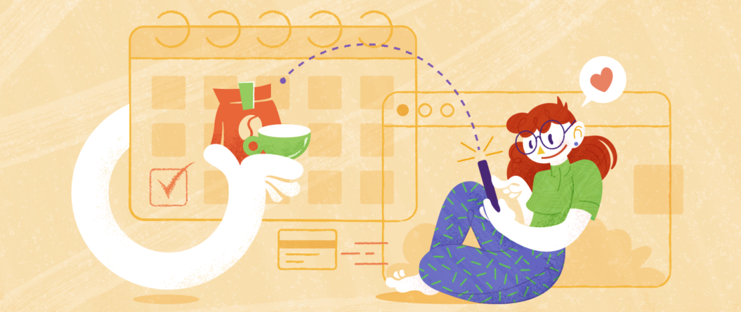 dziewczyna, która przeprowadza badania UX jako ilustracja do wpisu o projektowaniu subskrypcji produktów